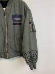 Khaki Bomber Jacket Men's L/XL