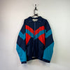 Vintage Navy Red Windbreaker Men's XL