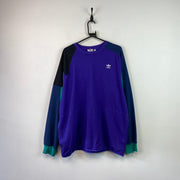 Purple Adidas Sweatshirt Men's XL