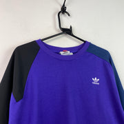 Purple Adidas Sweatshirt Men's XL