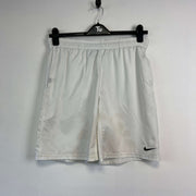 White NIke Sport Shorts Men's Medium