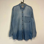 Blue Dickies Denim Workwear Shirt Large