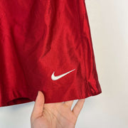 Red Nike Basketball Sport Shorts Men's Large