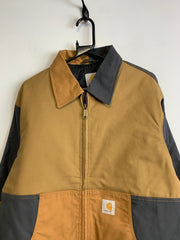 Reworked Multicolour Carhartt Workwear Jacket Men's Large