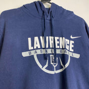 Navy Nike Pullover Basketball Hoodie Large