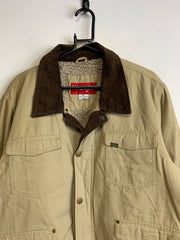 Beige Wrangler Workwear Jacket Men's Large