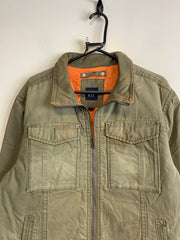 Khaki Green Gap Utility Jacket Men's Large