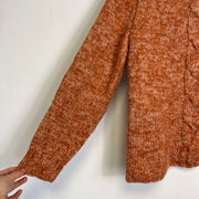 Orange Mohair Sweater Women's Medium