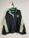 Black and Green Starter NBA Jacket Men's large