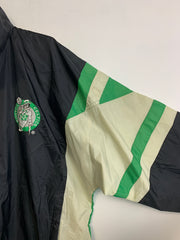 Black and Green Starter NBA Jacket Men's large