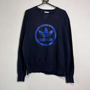 Vintage 90s Navy Adidas Sweatshirt Medium