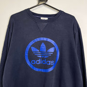 Vintage 90s Navy Adidas Sweatshirt Medium