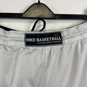 Vintage 90s White Nike Basketball Sport Shorts Men's Medium
