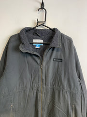 Grey Columbia Canvas Jacket Men's Large