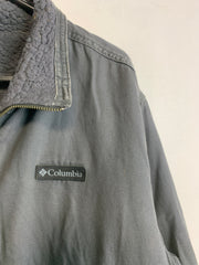 Grey Columbia Canvas Jacket Men's Large