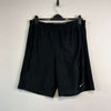 Vintage 90s Black Nike Basketball Sport Shorts Men's Large