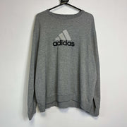 Vintage Adidas Grey Sweatshirt Large