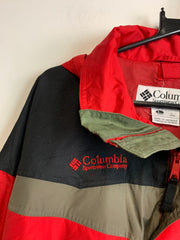 Red Columbia Raincoat Men's Large