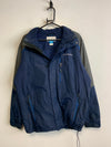 Navy Columbia Raincoat Men's Medium