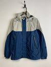 Navy and Grey Columbia Raincoat Men's Small