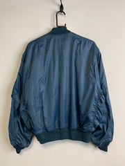 Navy Bomber MA-1 Jacket Men's Medium