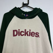 Cream Green Dickies Hoodie Large