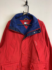 Red Tommy Hilfiger Jacket Men's Medium