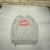 Grey Embroidery Sweatshirt Men's Medium