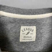 Grey Embroidery Sweatshirt Men's Medium