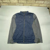 Navy and Grey North Face Jacket Men's XL