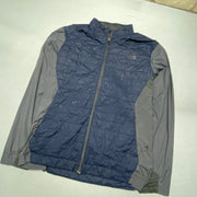 Navy and Grey North Face Jacket Men's XL