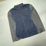 Navy and Grey North Face Jacket Men's XL