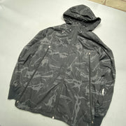 00s Grey Nike Raincoat Men's Large