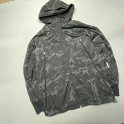 00s Grey Nike Raincoat Men's Large