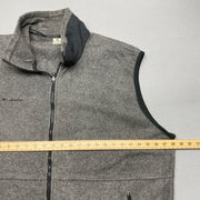 Grey Columbia Fleece Vest Men's XXXL