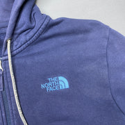 Navy North Face zip up Hoodie Men's Medium