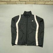 00s Black and White Nike Jacket Women's Medium