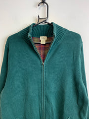 Green L.L.Bean Knitwear Jacket Women's XL