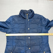 Navy Barbour Quilted Jacket Men's Large