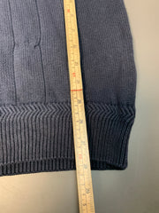 Navy Nautica Cable Knit Sweater Men's XXL