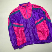 Vintage 90s Pink and Purple Windbreaker Men's XXL