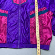 Vintage 90s Pink and Purple Windbreaker Men's XXL