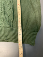 Navy and Green Nautica Knitwear Sweater Men's XXL