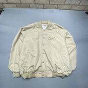 Beige Baseball Jacket Men's XL