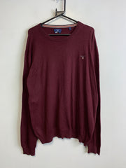 Burgundy Gant Jumper Men's XXL