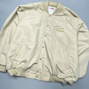 Beige Baseball Jacket Men's XL