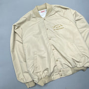 Beige Baseball Jacket Men's XL