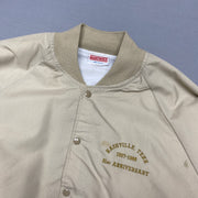 Beige Baseball Jacket Men's XL