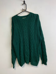 Green Knitwear Sweater Men's Large