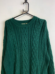 Green Knitwear Sweater Men's Large